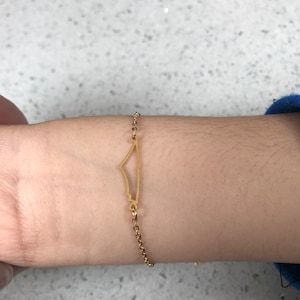 Palestine gold bracelet, Palestine country shape bracelet, Gaza bracelet, Palestine fundraiser, Palestine country shape jewellery