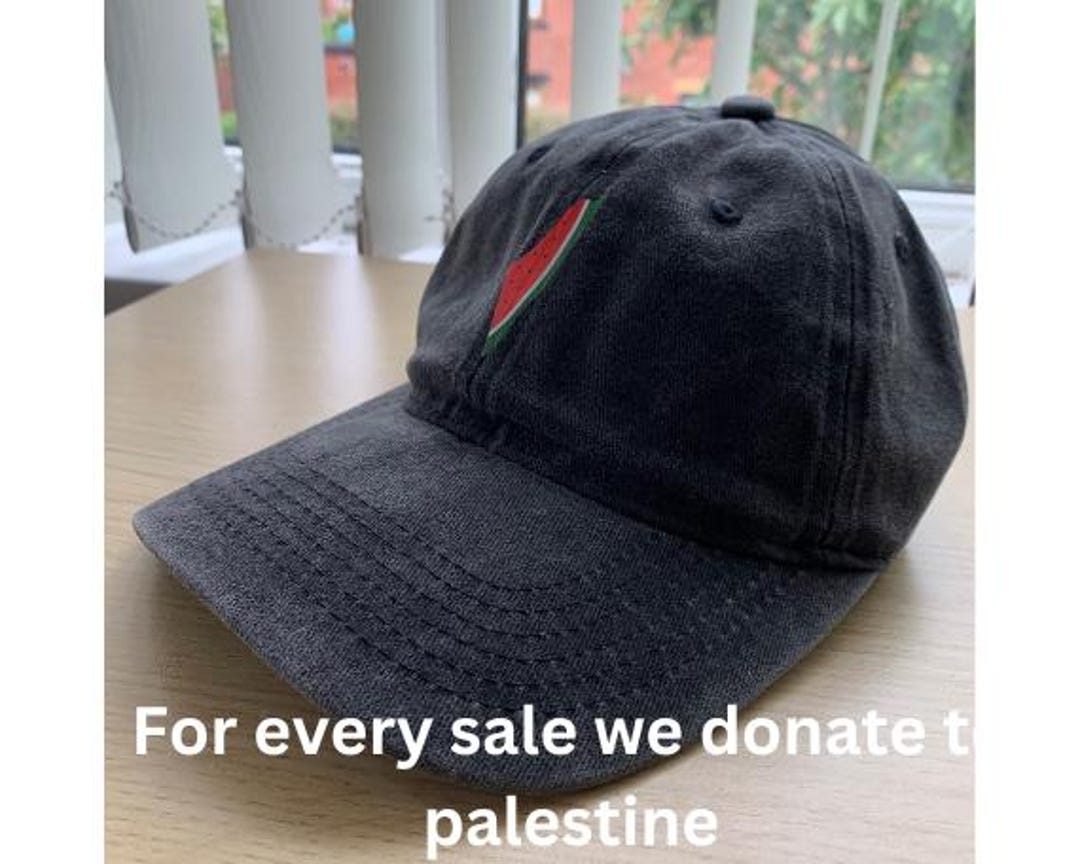 Palestine Watermelon Cap, Palestine National Country Shape Cap ...