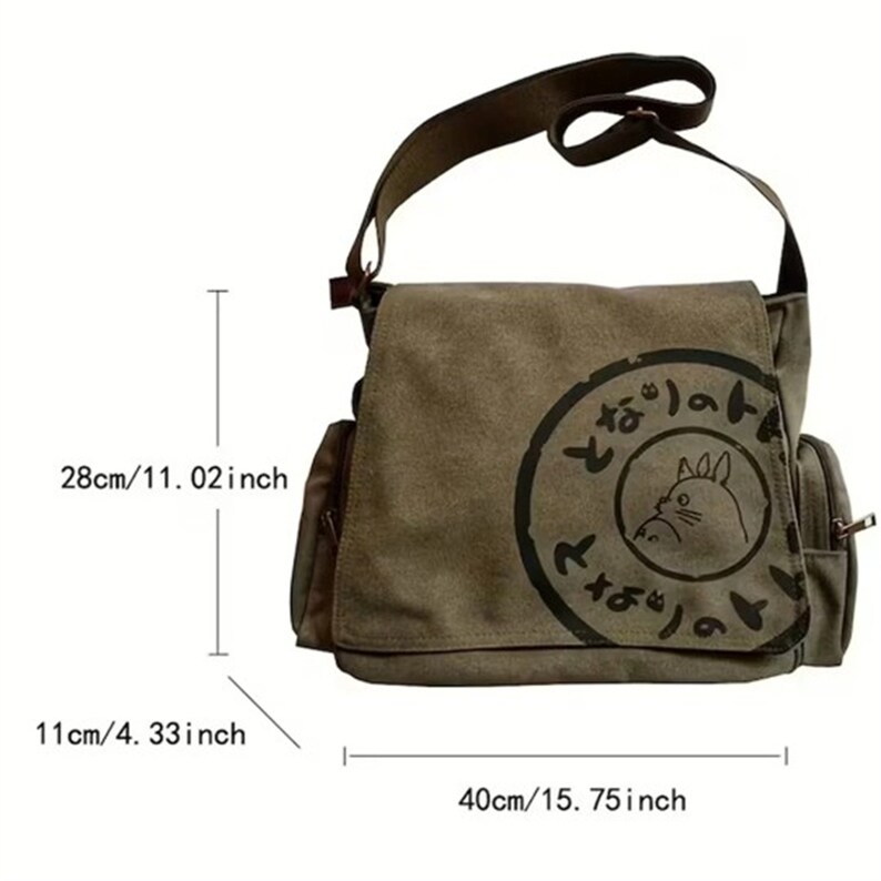 Casual Men's Computer Bags: Fashionable, Large-Capacity Crossbody Chinchilla Bags, Japanese Shoulder Bags Bild 3