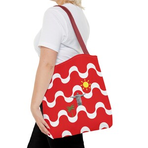 Rio de Janeiro Tote Bag: Brazilian Beach Sidewalk Design
