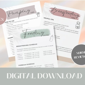 Breastfeeding Guide | Positions, Pumping, Milk Storage  | Neutral Colors