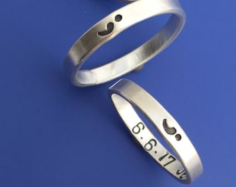 Semi Colon Custom Ring