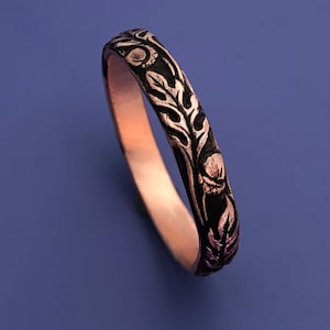 Copper Old Oak Ring image 1