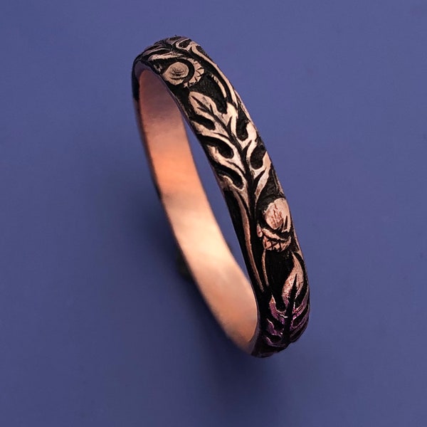 Copper Old Oak Ring