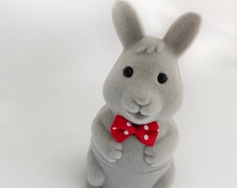 Bow Tie Bunny Rabbit Ring Box