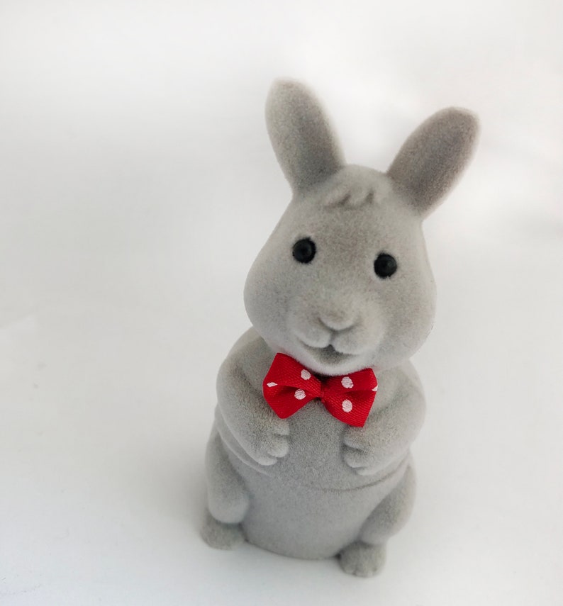 Bow Tie Bunny Rabbit Ring Box image 1