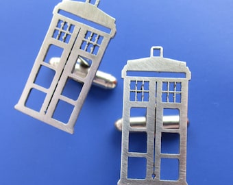 Dr Who Tardis-manchetknopen