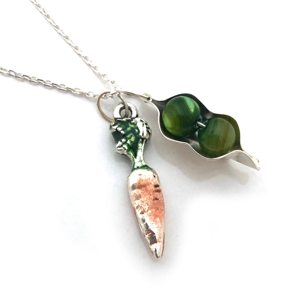 Erwten en wortelen ketting