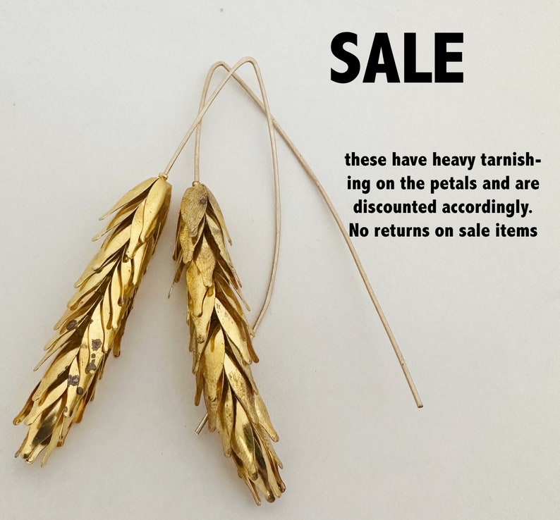 Golden Wheat Earrings image 7