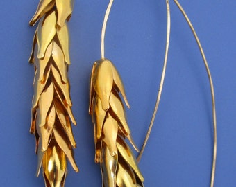 Golden Wheat Earrings