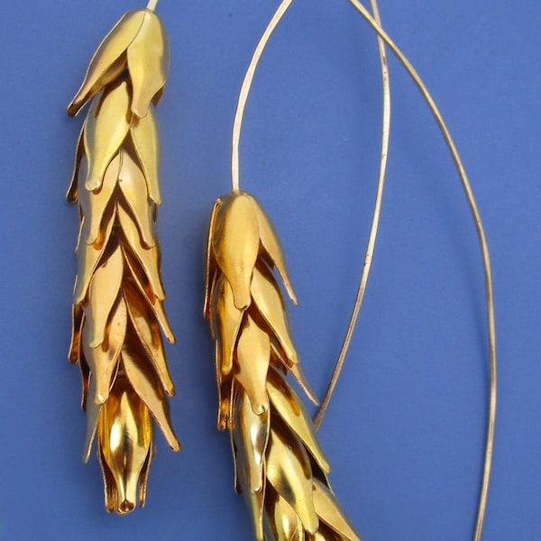 Golden Wheat Earrings