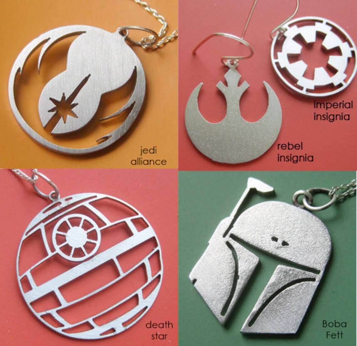 Star Wars Jedi Insignia Earrings Etsy