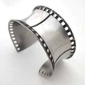 35mm film strip cuff bracelet