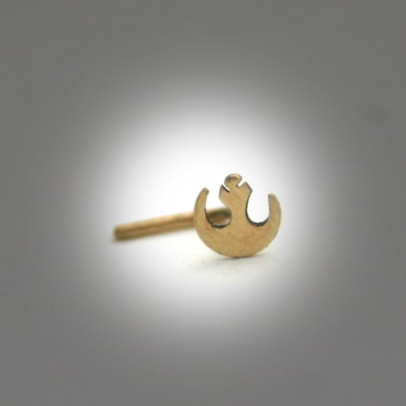 Rebel Insignia Nose Stud Etsy
