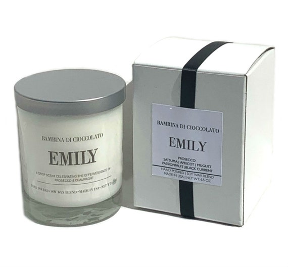 Personalised Scented Candle | Custom Luxury Candle | Monogram Home Gifts | Bespoke Bridesmaid Gift or Birthday Present