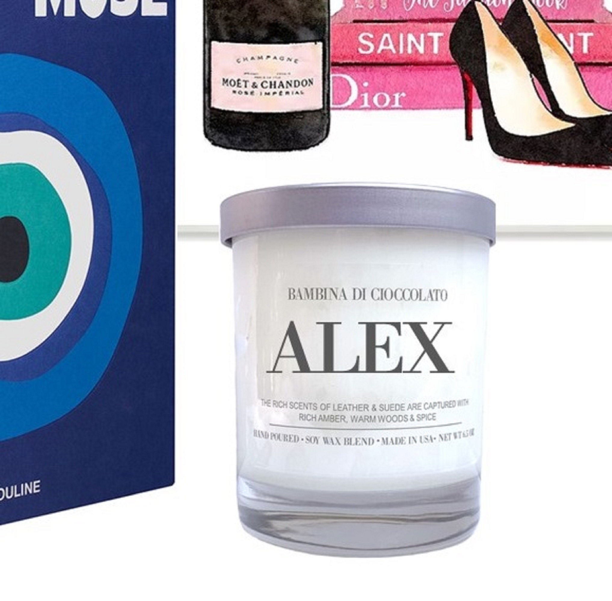 Personalized Scented Name Candle Luxury Personalized Candle Etsy