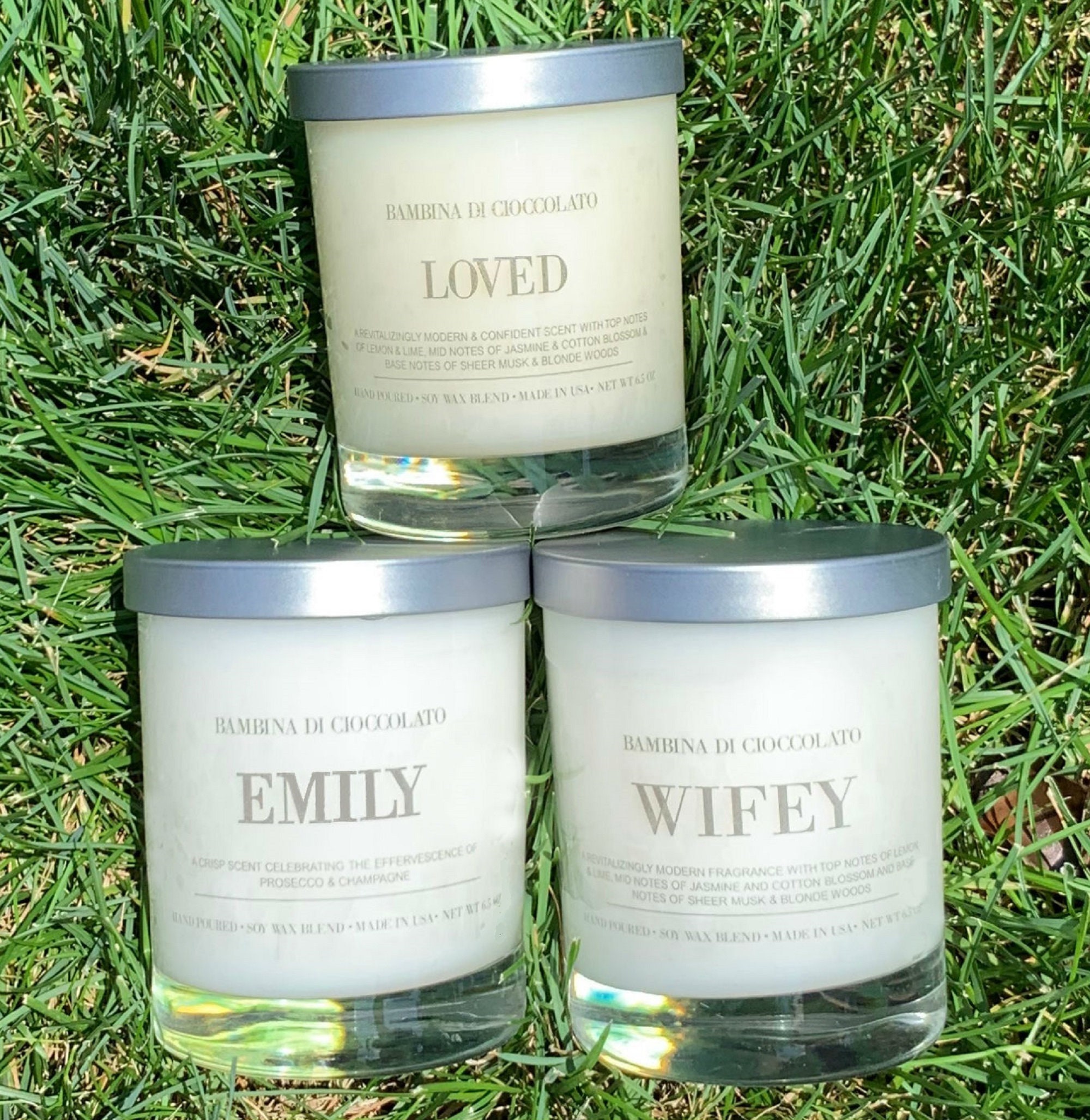 Personalized Scented Name Candle Luxury Personalized Candle Etsy