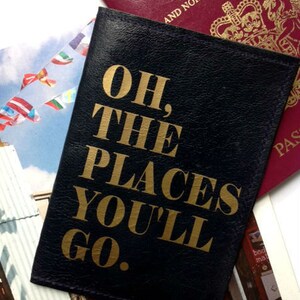 Dr Seuss Leather Passport Cover, Passport Holder & Leather Passport Travel Cover Women's Travel Accessories image 6