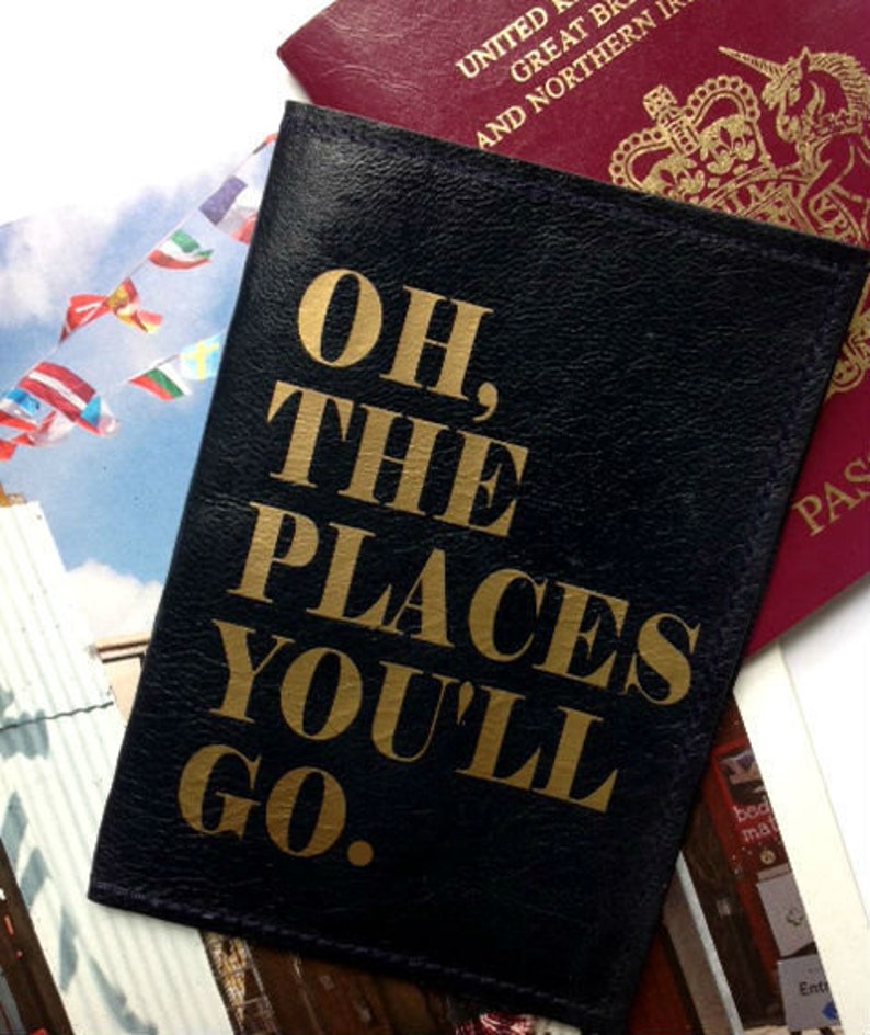 Dr Seuss Leather Passport Cover, Passport Holder & Leather Passport Travel Cover Women's Travel Accessories image 6