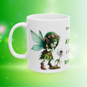 Introvert Pixie Fairy Troll Mug: Funny Humor Quote, Coffee Lover Gift