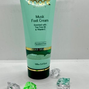 Dead Sea Musk Foot Cream. Original Natural Dead Sea Minerals Self Care Products From Israel.