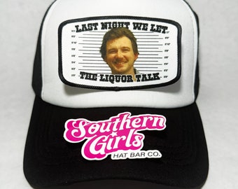 Morgan Wallen Trucker Hat Iron On Patch: Last Night We Let The Liquor Talk