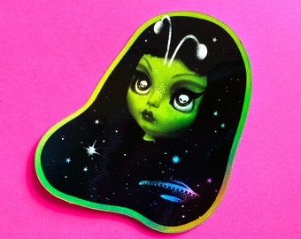 Vega The Martian Holographic Vinyl Sticker