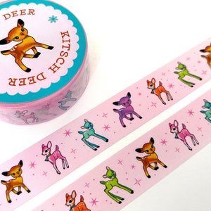 Kitsch Deer / Dear Girlface Washi Tape image 1