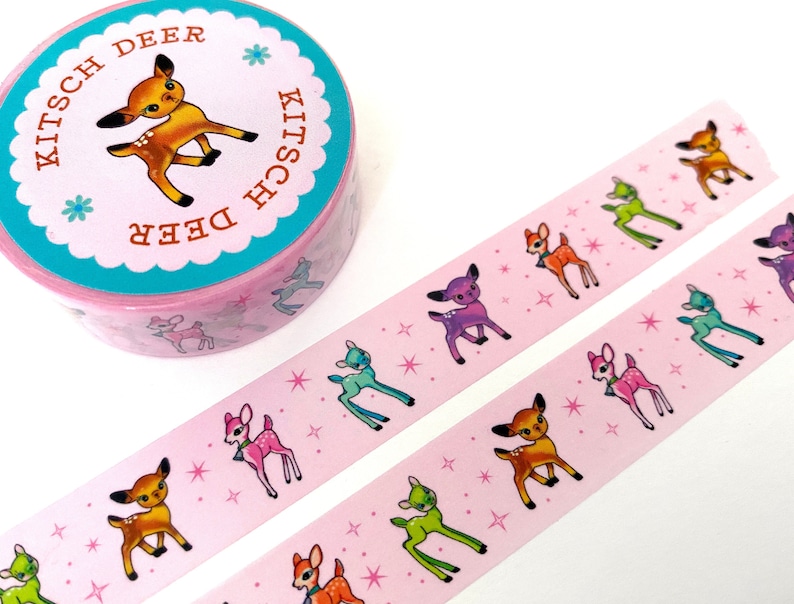 Kitsch Deer / Dear Girlface Washi Tape image 1