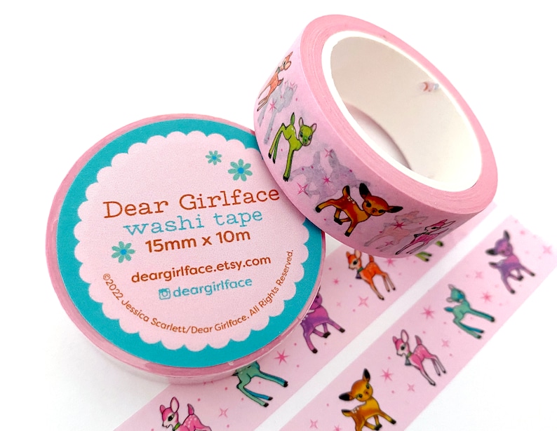 Kitsch Deer / Dear Girlface Washi Tape image 5