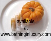 PUMPKIN Pie Vegan Lip Gloss-Balm- San Francisco Handmade from scratch by ME-looks orange but goes on clear or choose CINNAMON for just spice