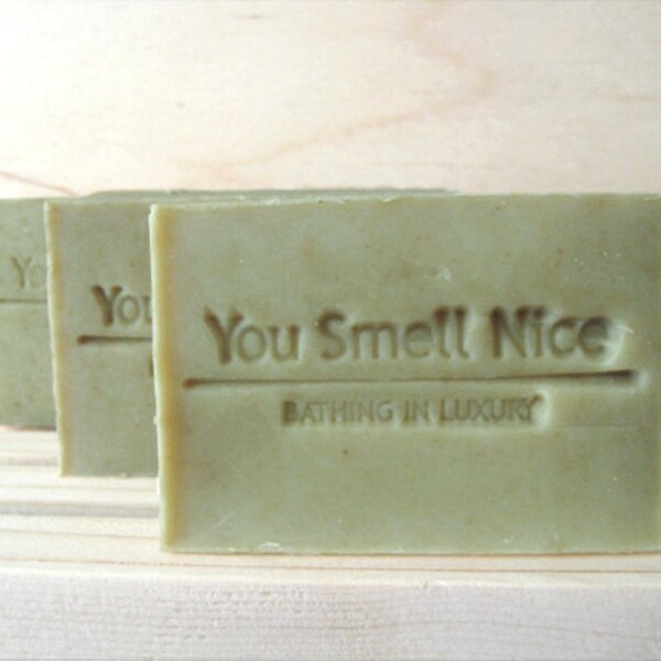 Get Lucky Man Soap for men, rustic woodland scent - gift for him green soap with antioxidant, masculine soap, vegan soap, natural soap
