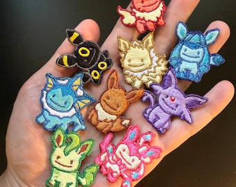 Toppe termoadesive ricamate Ditto/Eeveelutions