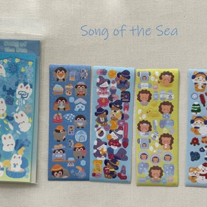 Cute Sticker Sheet Packs Song of the Sea