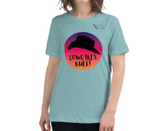 Cowgirls Rule T-Shirt: Women's Horse Lover Tee