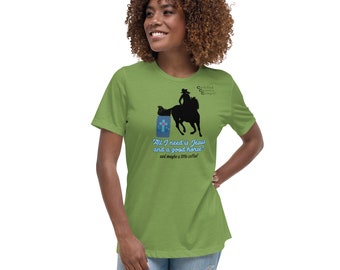 Jesus & Horses Tee: Women's Barrel Racer Shirt