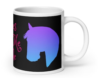 Horse Lover Coffee Mug: Vivid Print Ceramic Cup