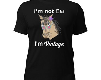 Funny Horse T-Shirt: Vintage Equestrian Gift