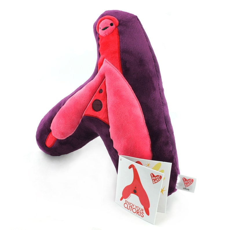 Clitoris Plushie I Heart Guts Organ Plush Stuffed Animal Anatomical OB