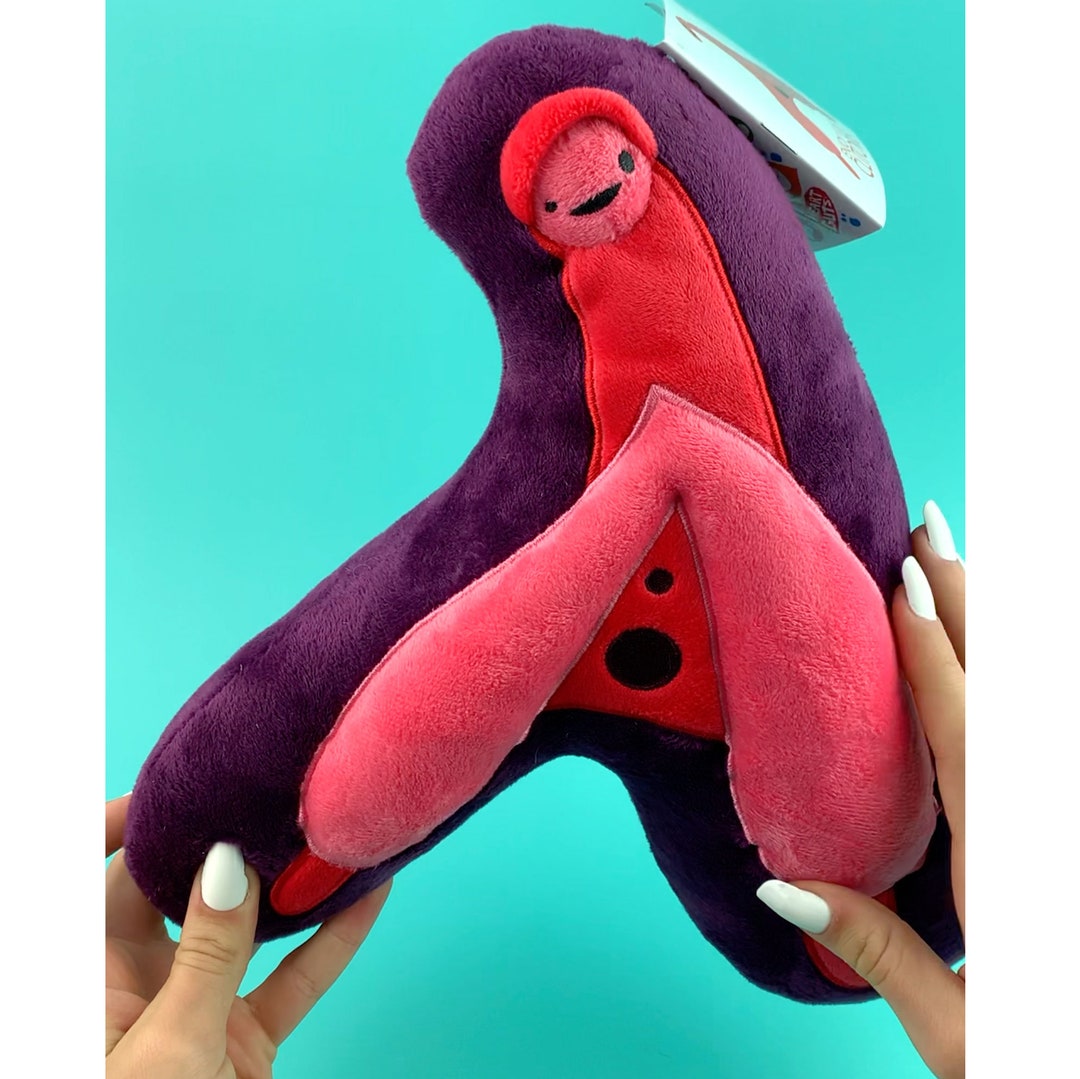 Clitoris Plushie I Heart Guts Organ Plush Stuffed Animal Anatomical OB