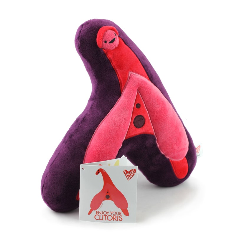 Clitoris Plushie I Heart Guts Organ Plush Stuffed Animal Anatomical OB