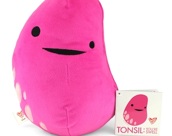 Tonsil Plushie | Get Well Gift, Tonsillectomy Recovery