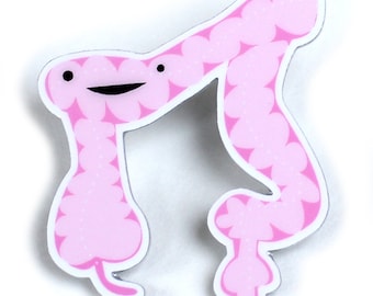Colon Pin | Cute Colon Probs Gift for Colorectal Surgery, IBD and IBS Warriors, Ostomy Humor, Crohn&#39;s and Colitis Awareness, Nurse Gifts