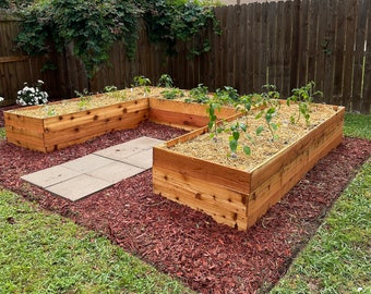 U-Shape Garden Bed DIY