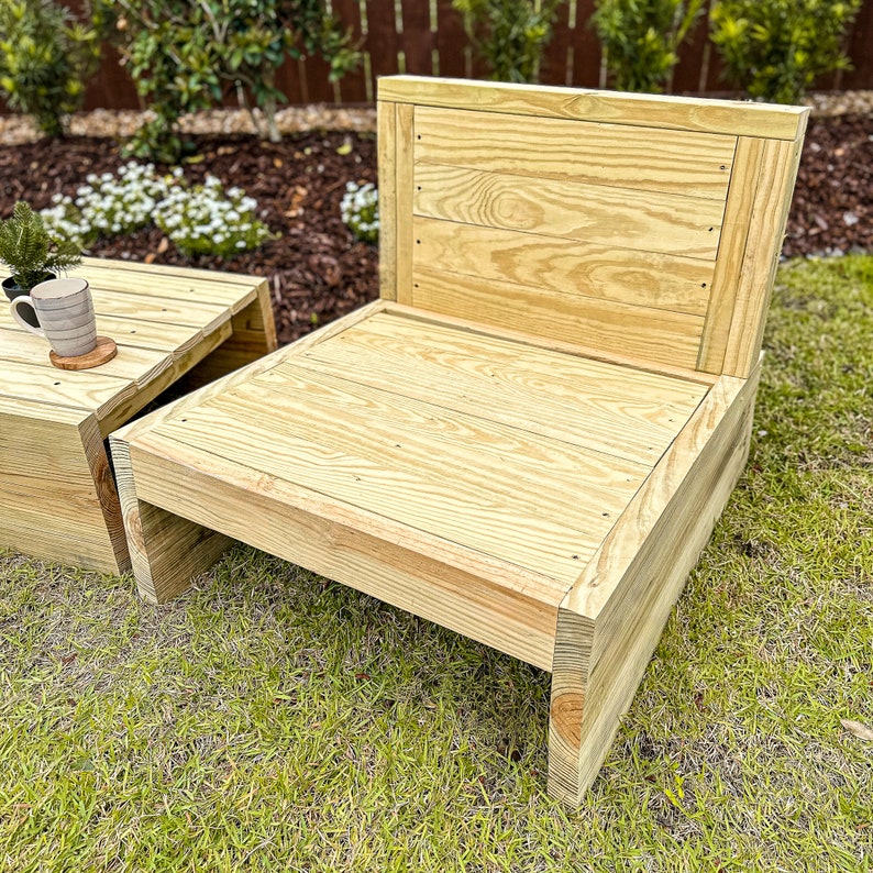 Lazy Lounger Set DIY Plans zdjęcie 5