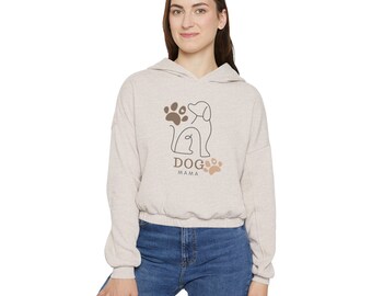 Sudadera con capucha minimalista Dog Mama