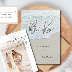 Beach Wedding Invite