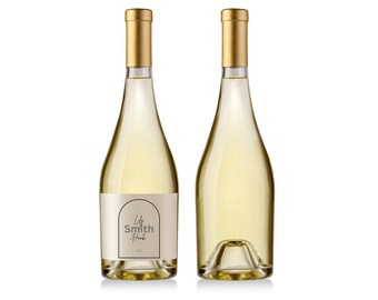 Etichetta Personalizzabile Per Bottiglia Di Vino Bianco - Per Compleanni, Matrimoni, Regali