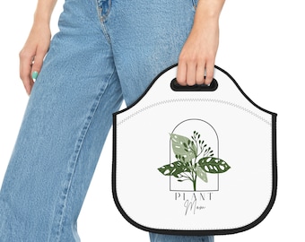 Sac à lunch minimaliste pour maman avec plantes