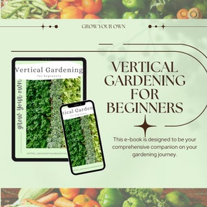 E-book PLR Vertical Gardening, personalizza e rivendi, giardinaggio per principianti, giardini in piccoli spazi, modello di e-book